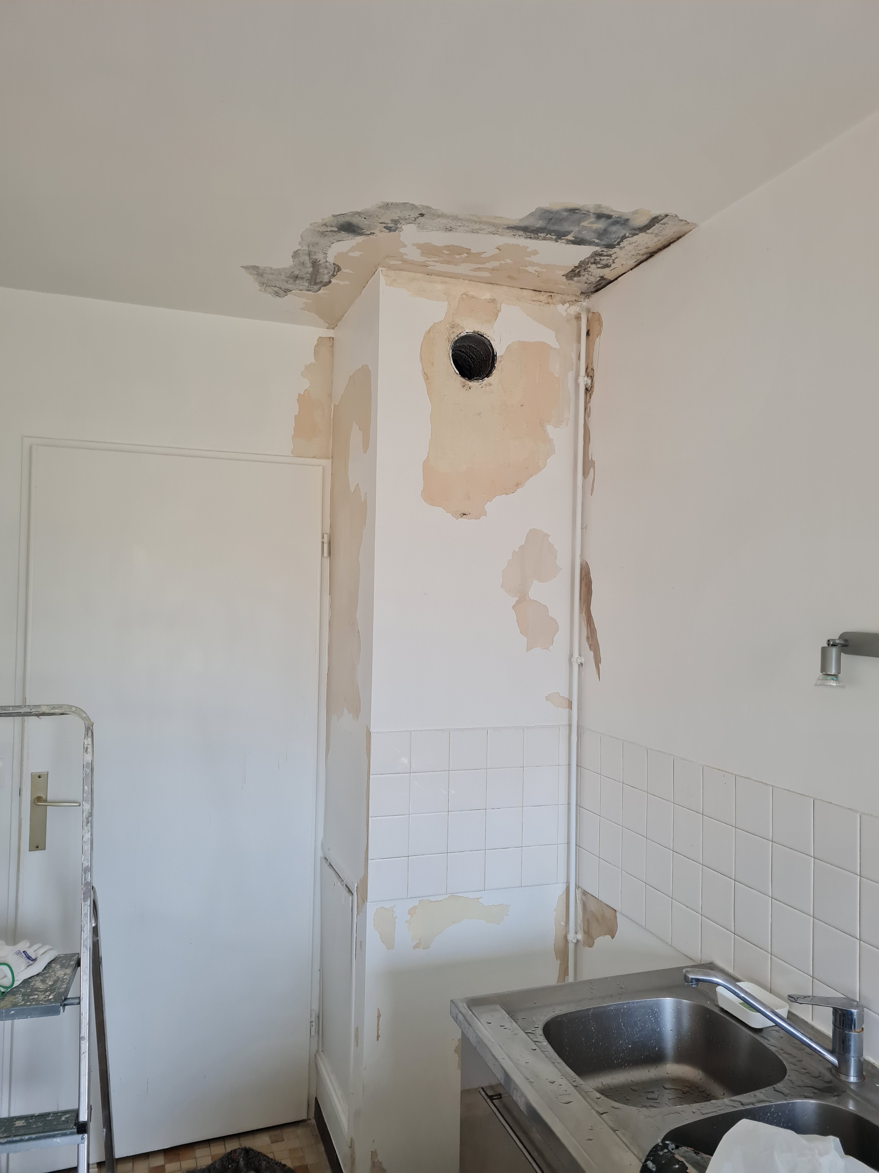 Avant Réparation dégâts