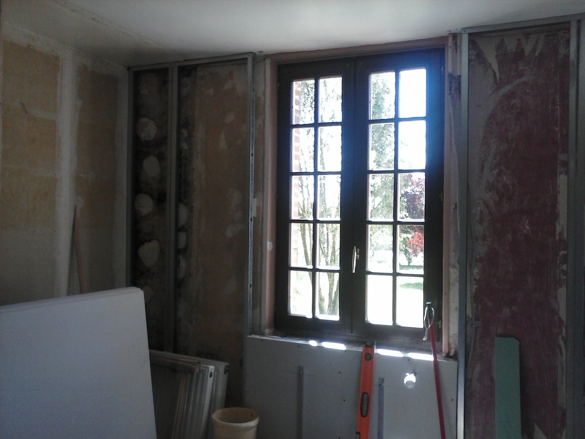 Avant isolation combles