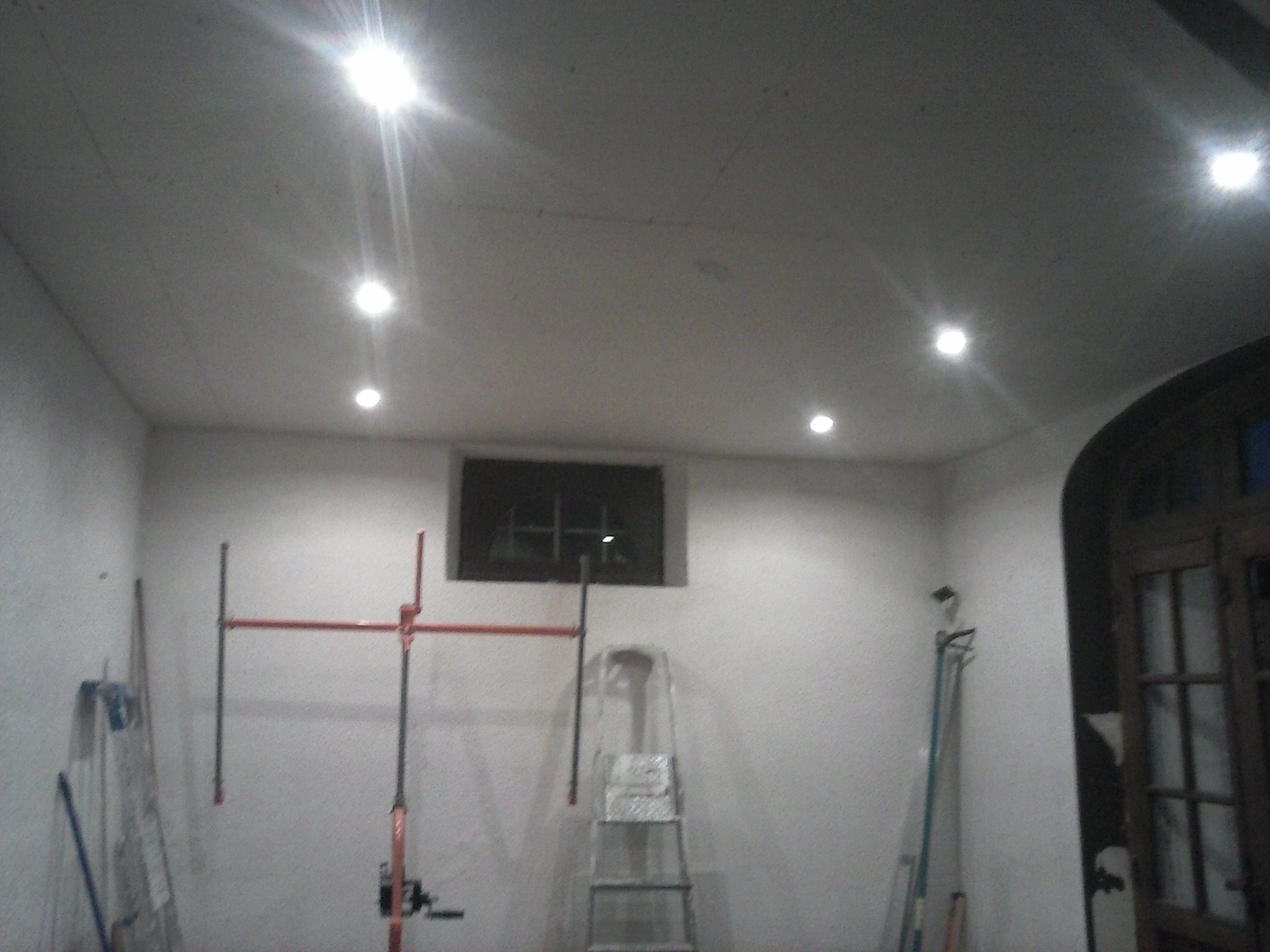 Après cloison placo