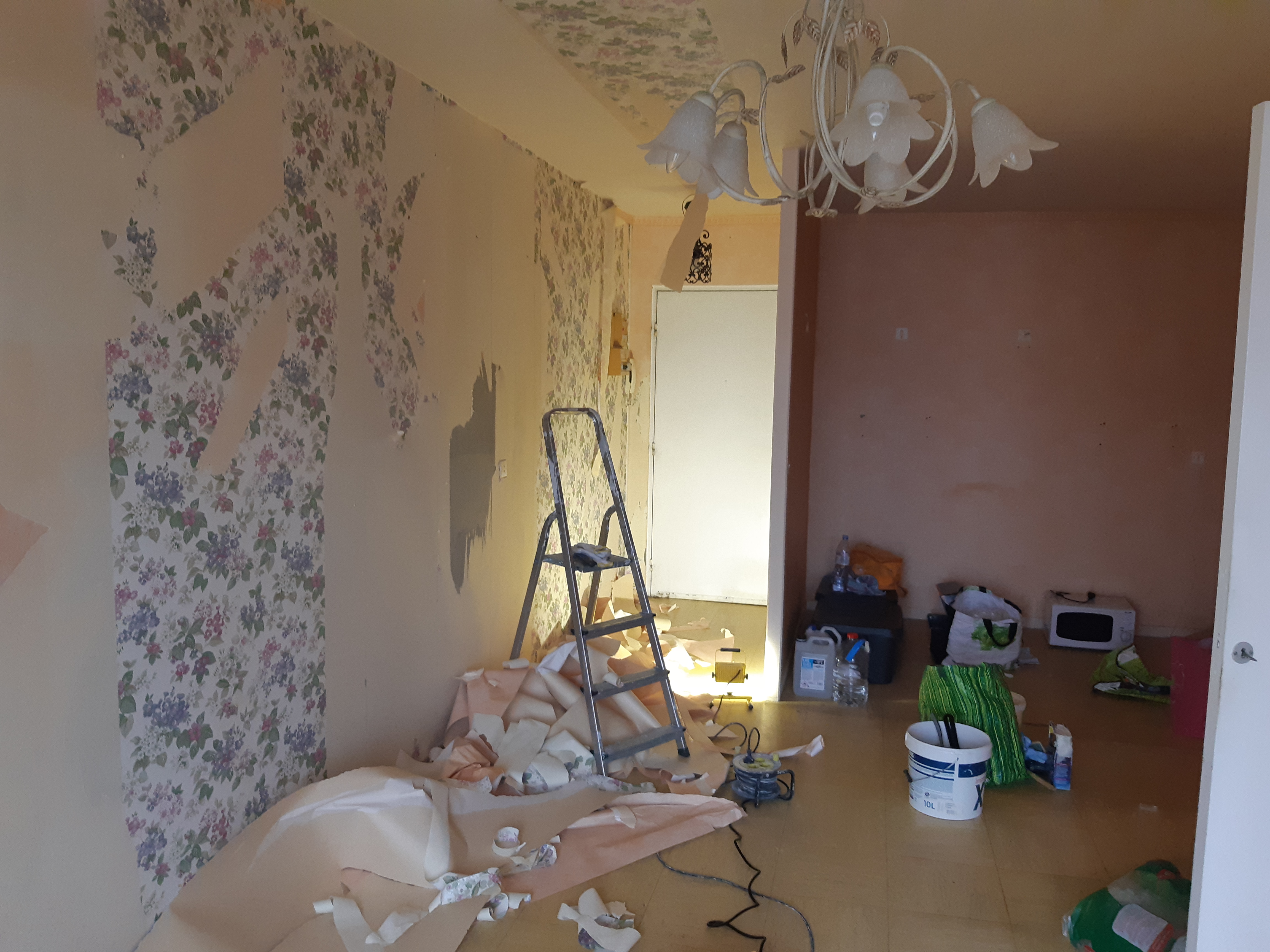 Avant Peinture chambre