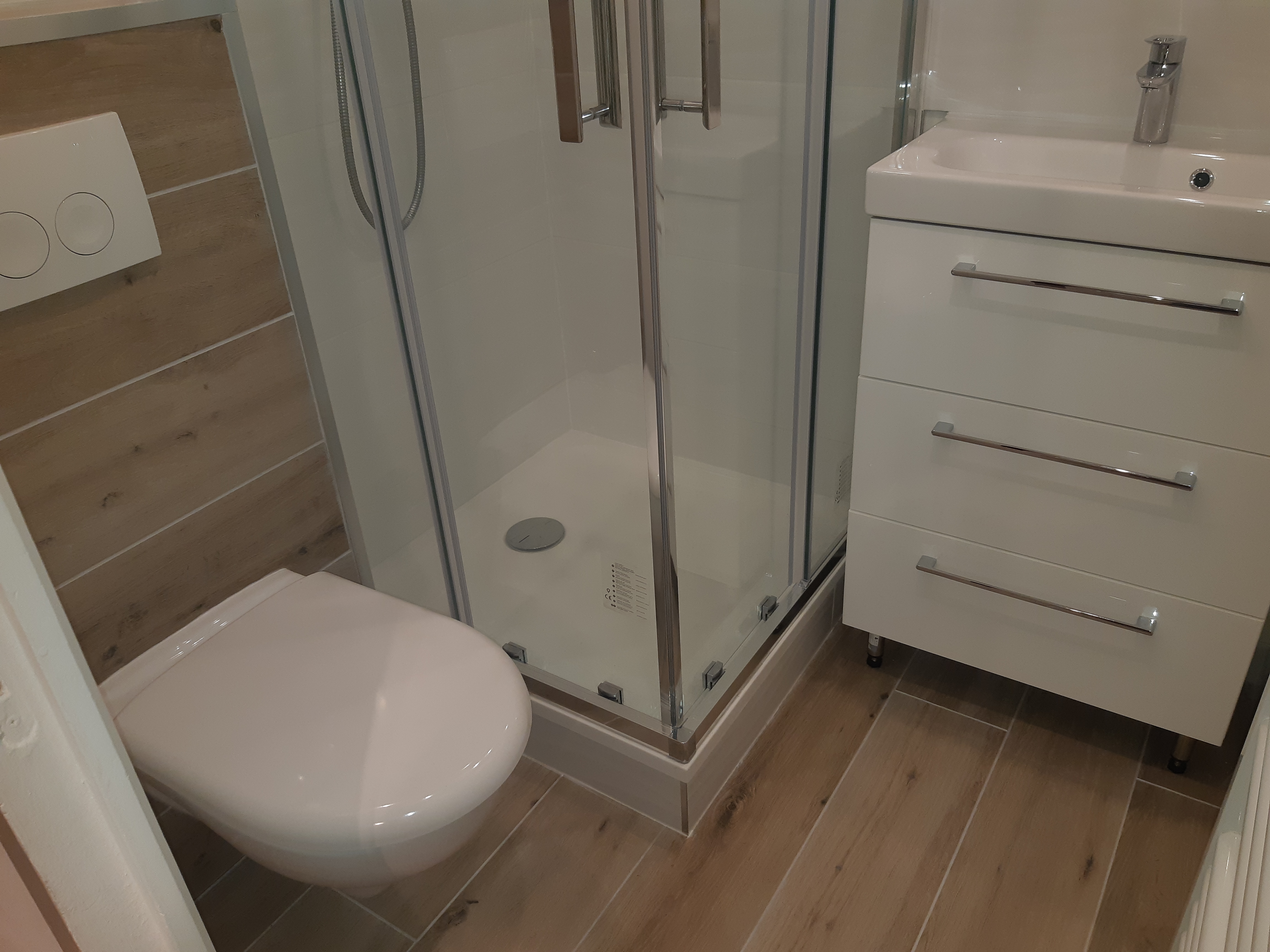 Après Salle d'eau zen