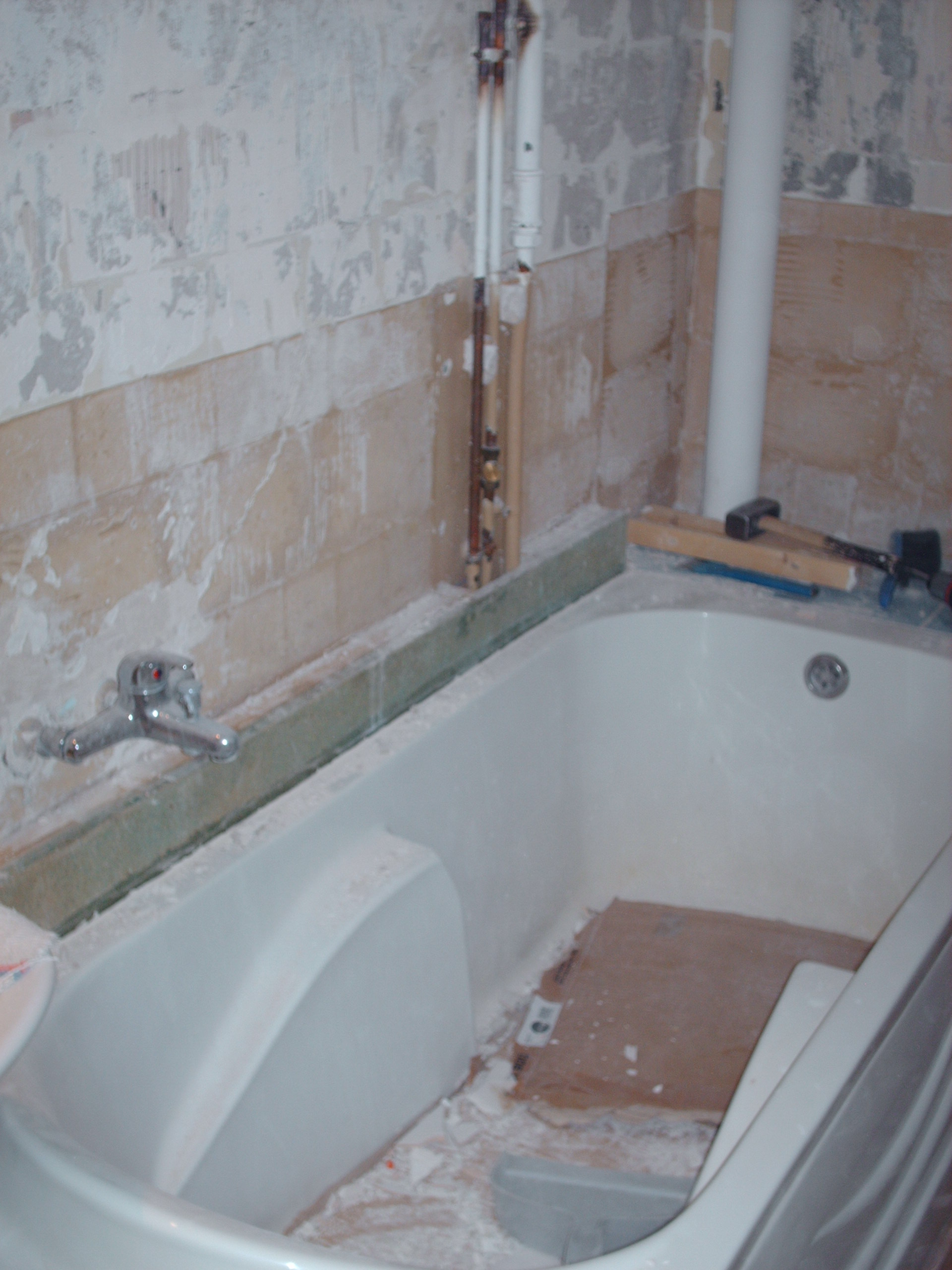 Avant Rénovation complète salle de bain